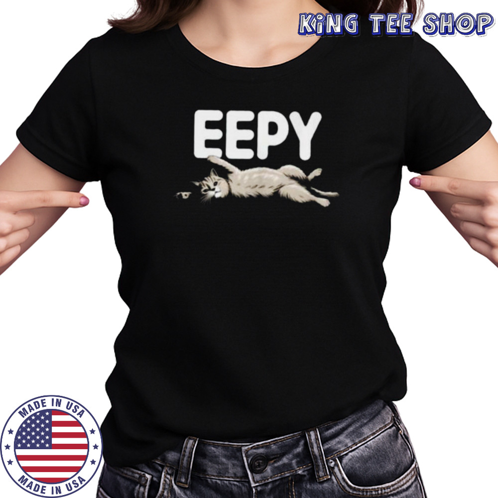 Sleepy Cat EEPY Kitten Funny Animal Lover Shirt Women's T-shirt