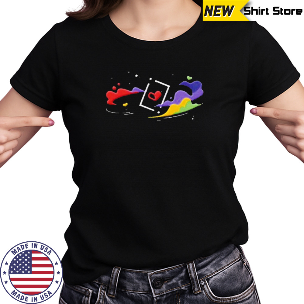 Space and Hearts T-Shirt Women's T-shirt