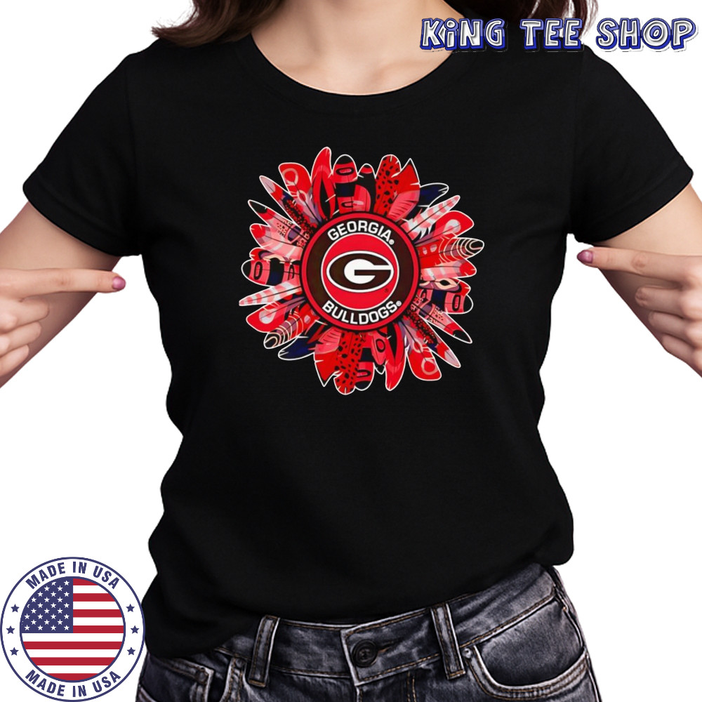 Spirit sunflowers Georgia Bulldogs shirt Women's T-shirt