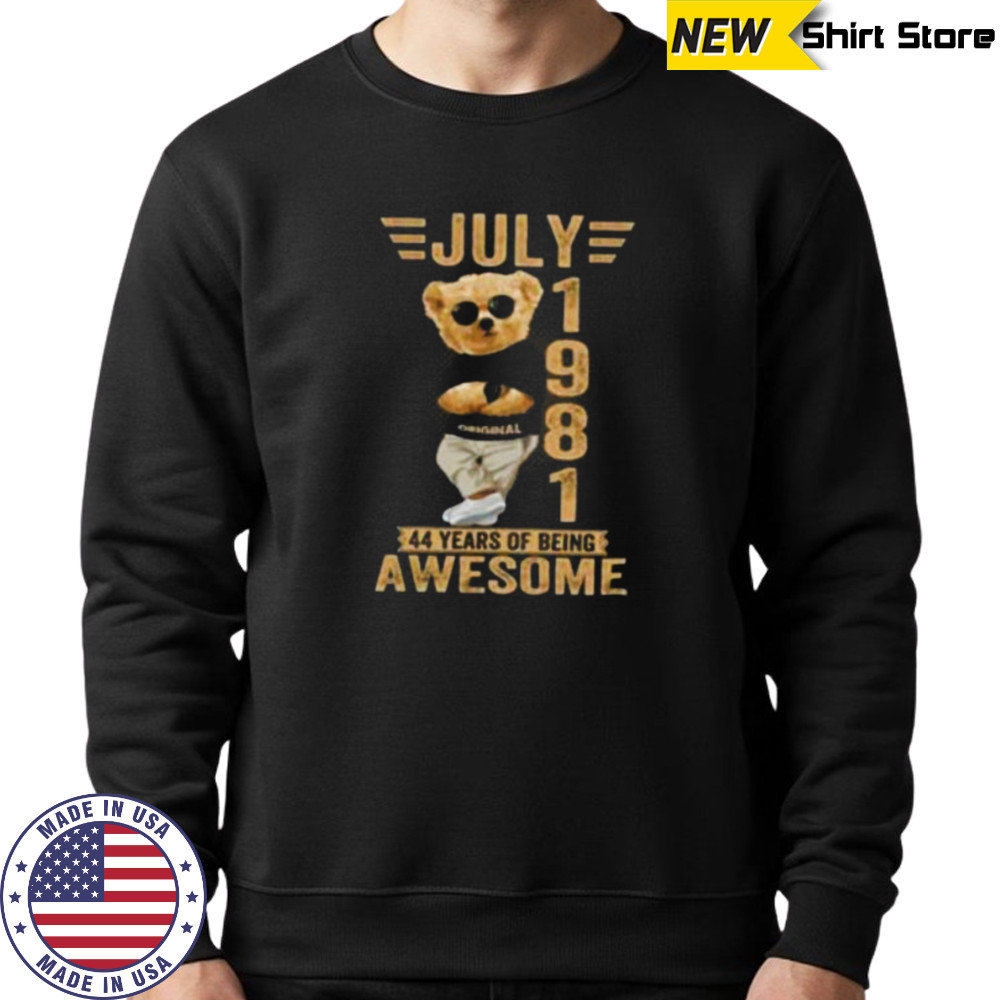 Teddy Bear Pullover Shirt Sweatshirt
