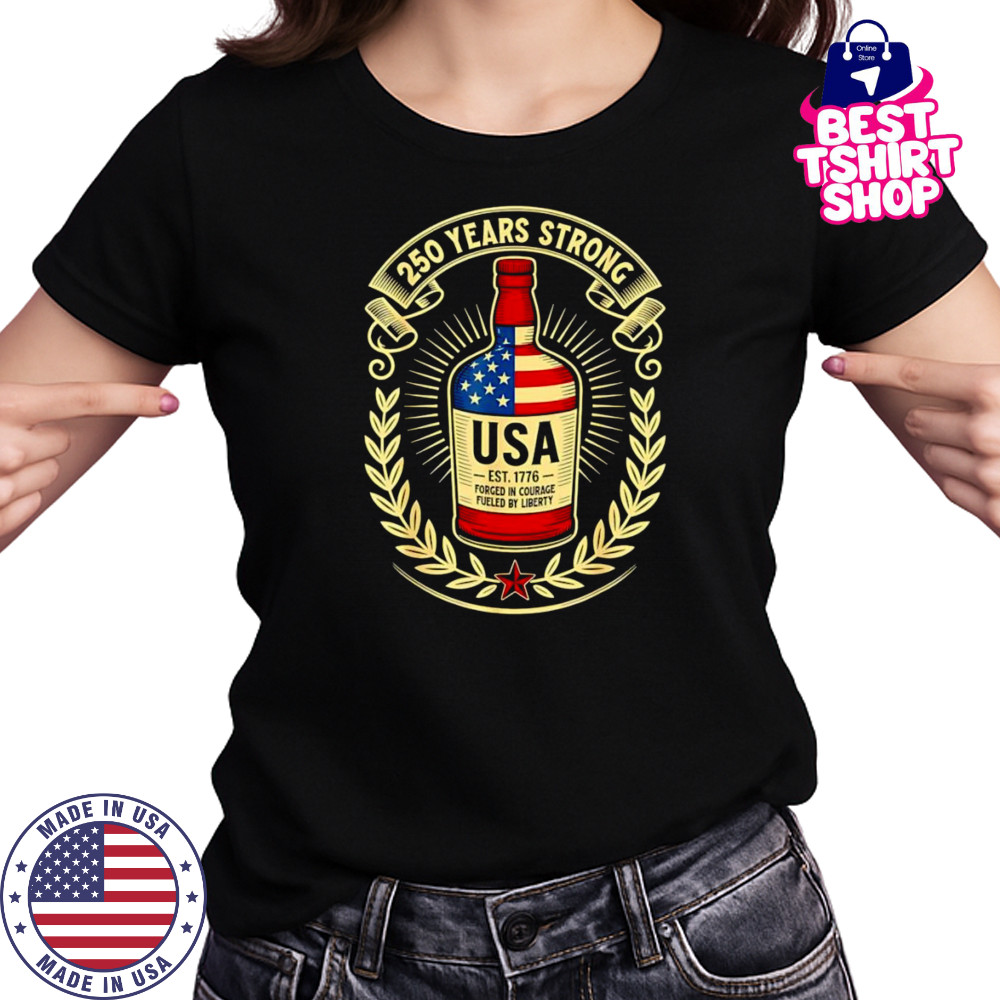 250 years strong USA wine shirt Women's T-shirt