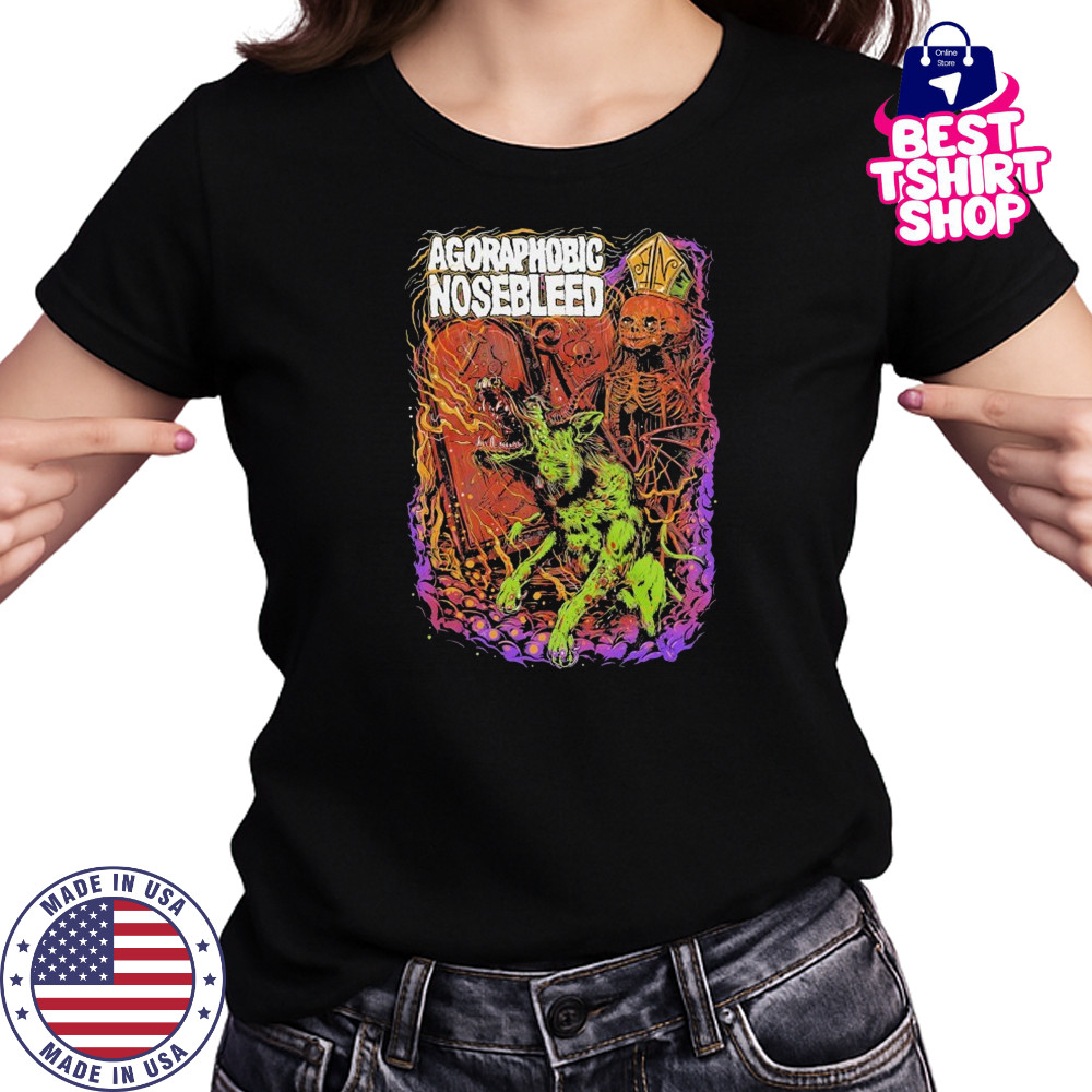 Agoraphobic Nosebleed Dog T-shirt Women's T-shirt