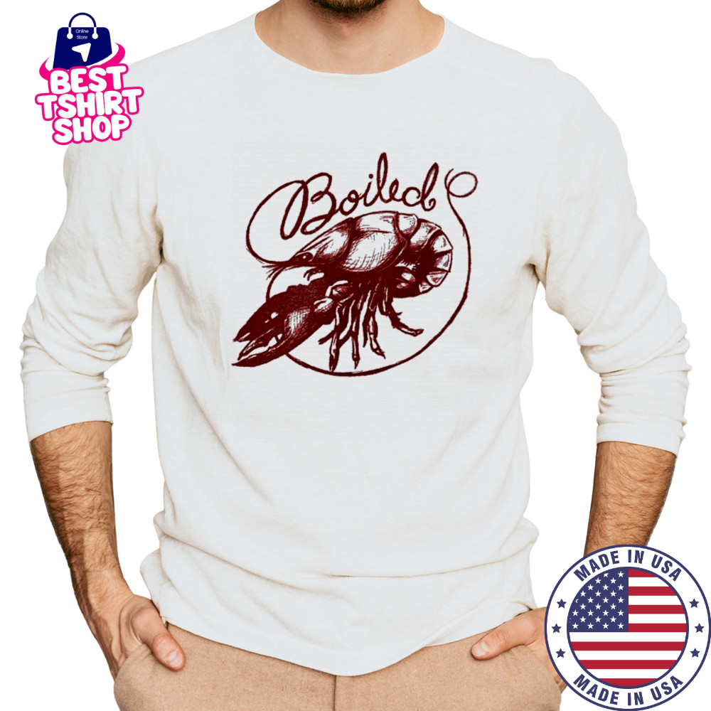 Boiled Shrimp T-shirt Long Sleeved