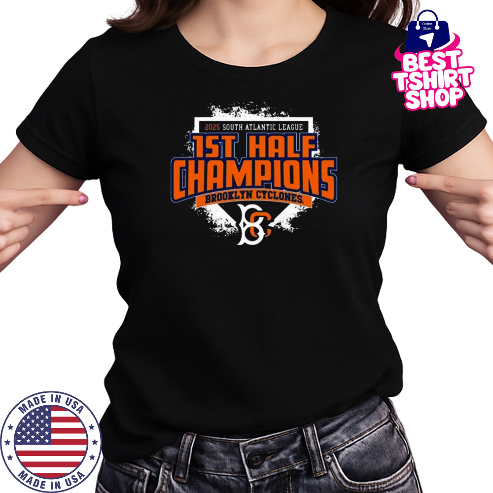 Brooklyn Cyclones First Half Championship 2025 South Atlantic League Shirt Women's T-shirt