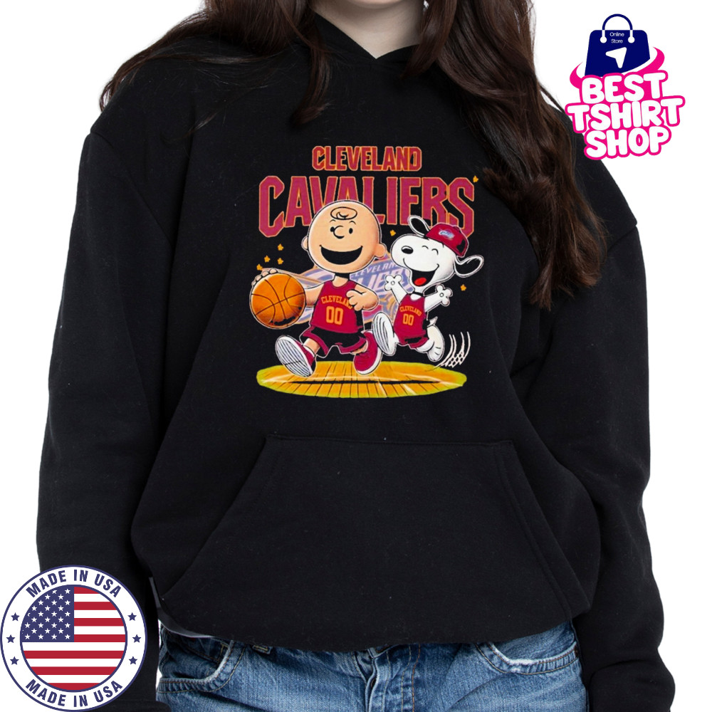 Cleveland Cavaliers x Peanuts Snoopy Unisex T-Shirt Hoodie
