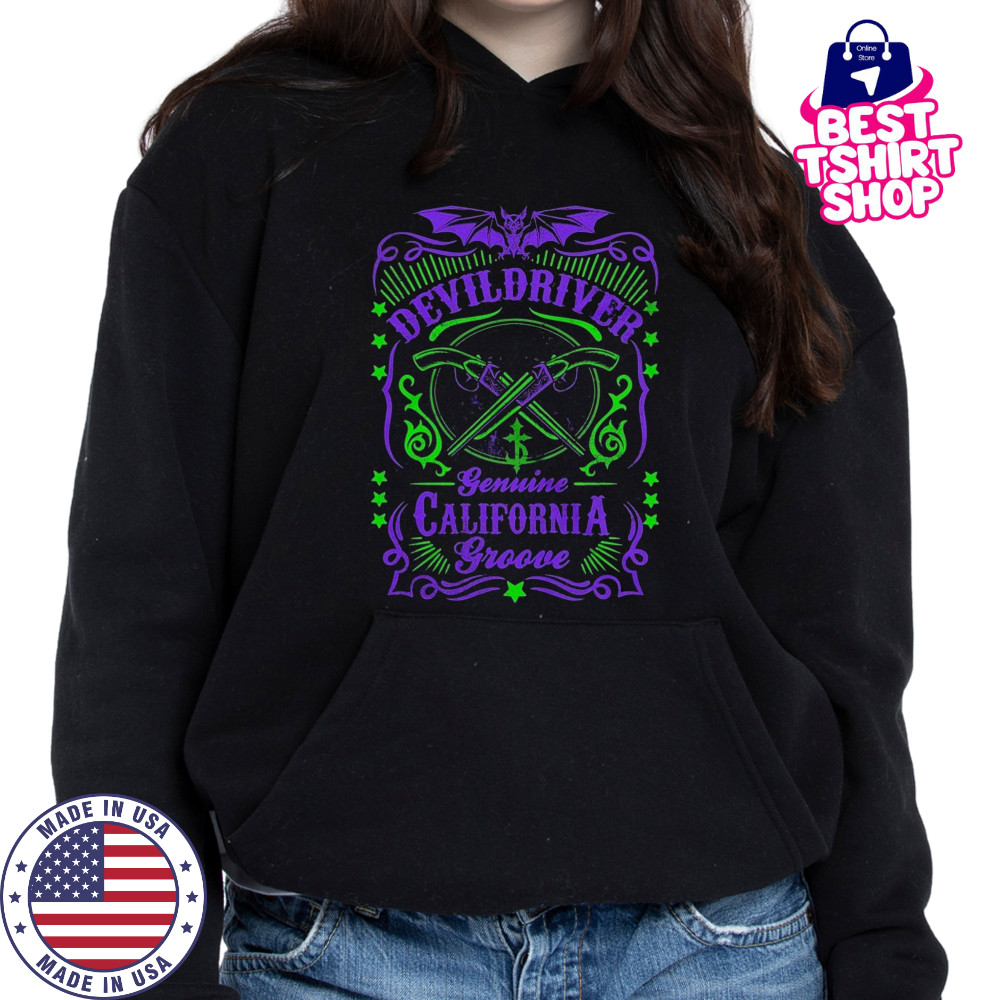 DevilDriver Gemini California Groove Crossed Guns T-Shirt Hoodie