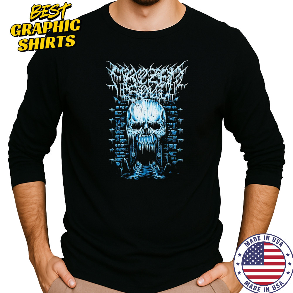 Frozen Soul Doom Frost Skull T-shirt Long Sleeved