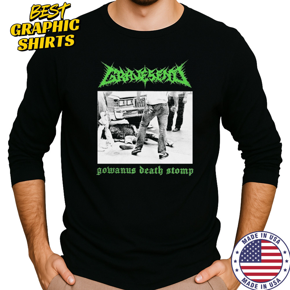 Gravesend Gowanus Death Stomp T-shirt Long Sleeved