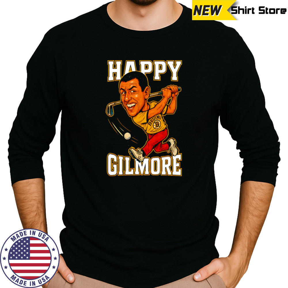 Happy Gilmore caricature vintage shirt Long Sleeved