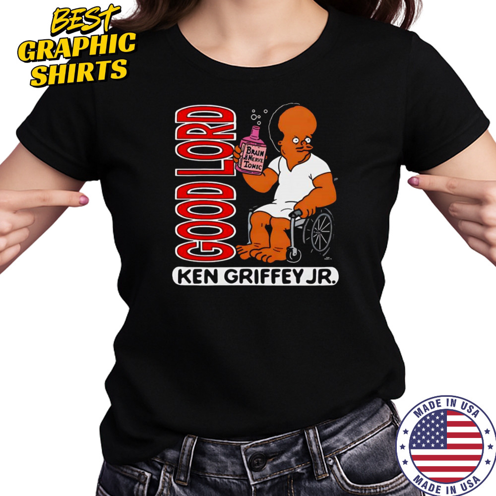 Ken Griffey Jr Good Lord cartoon shirt Women's T-shirt