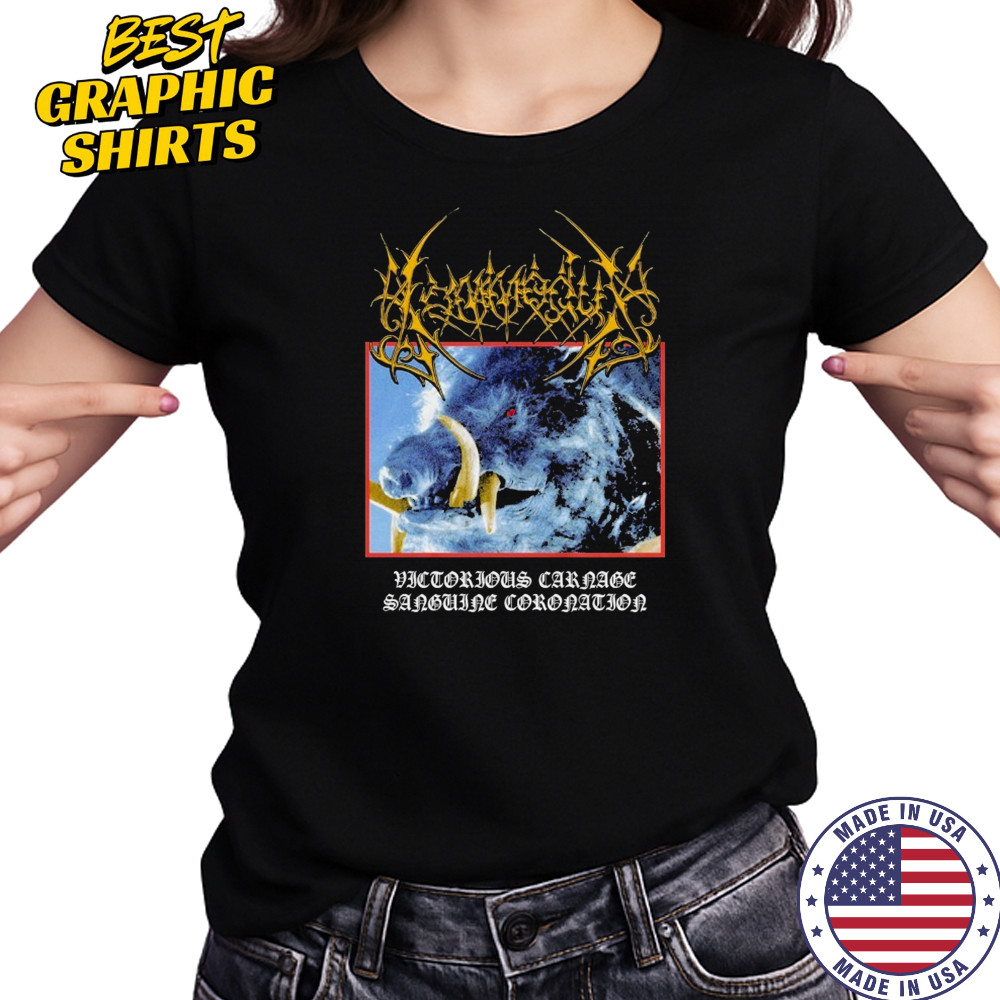 Kommodus Victorious Carriage Sanghane Cororajajor Razorback T-shirt Women's T-shirt