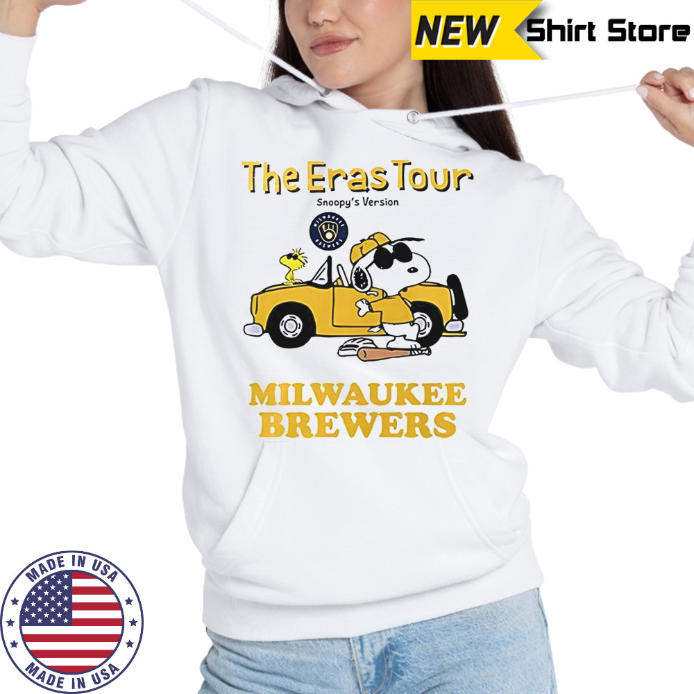 Milwaukee Brewers The Eras Tour Snoopy T-Shirt Hoodie