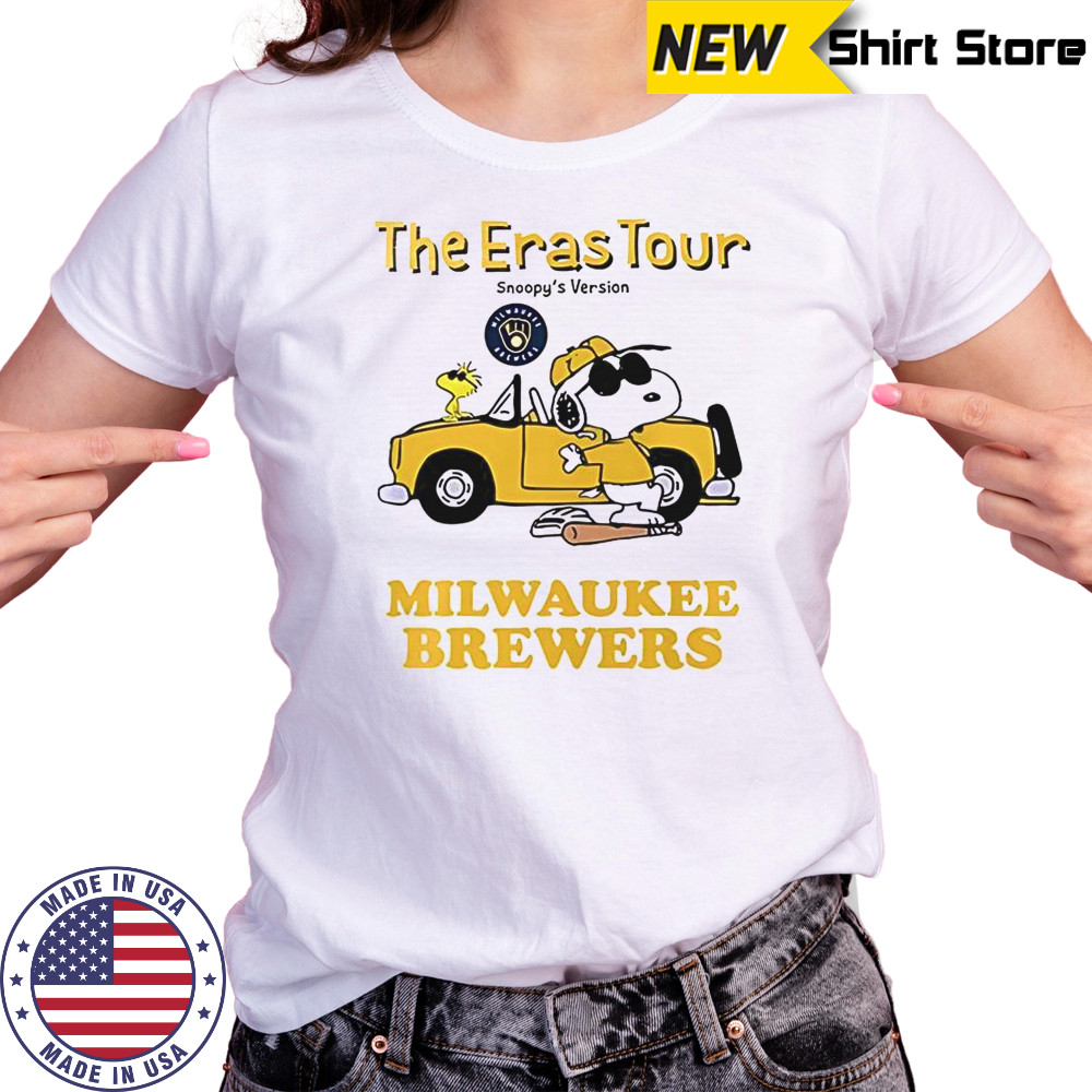 Milwaukee Brewers The Eras Tour Snoopy T-Shirt Women's T-shirt