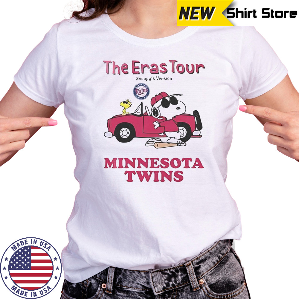 Minnesota Twins The Eras Tour Snoopy T-Shirt Women's T-shirt