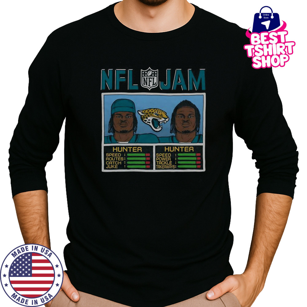 NFL Jam Jaguars Hunter T-Shirt Long Sleeved