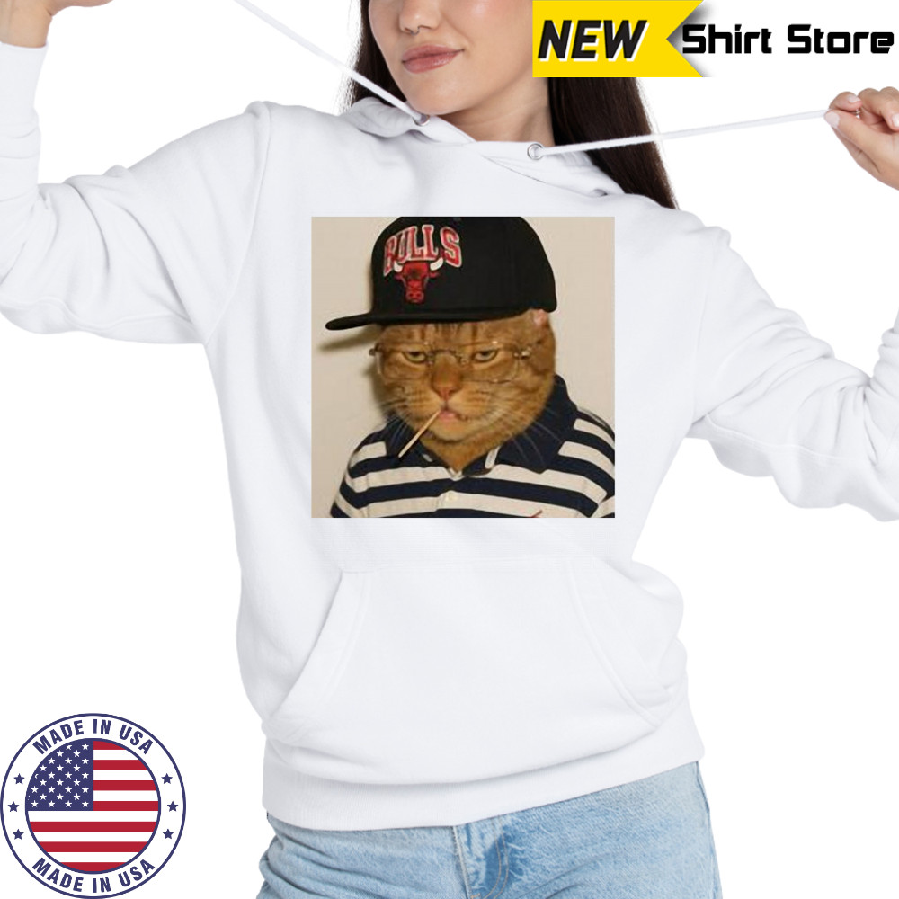 Numanuk Cat With Bulls Hat T-Shirt Hoodie