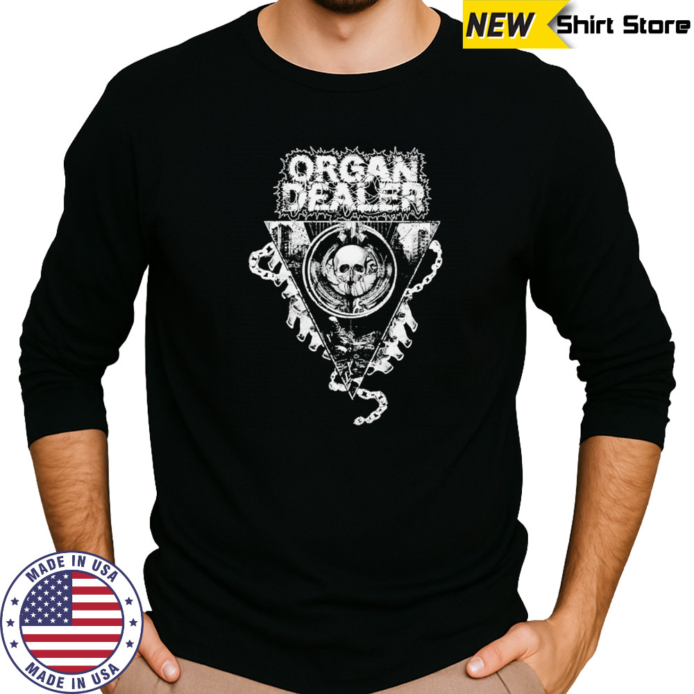 Organ Dealer Skull T-shirt Long Sleeved
