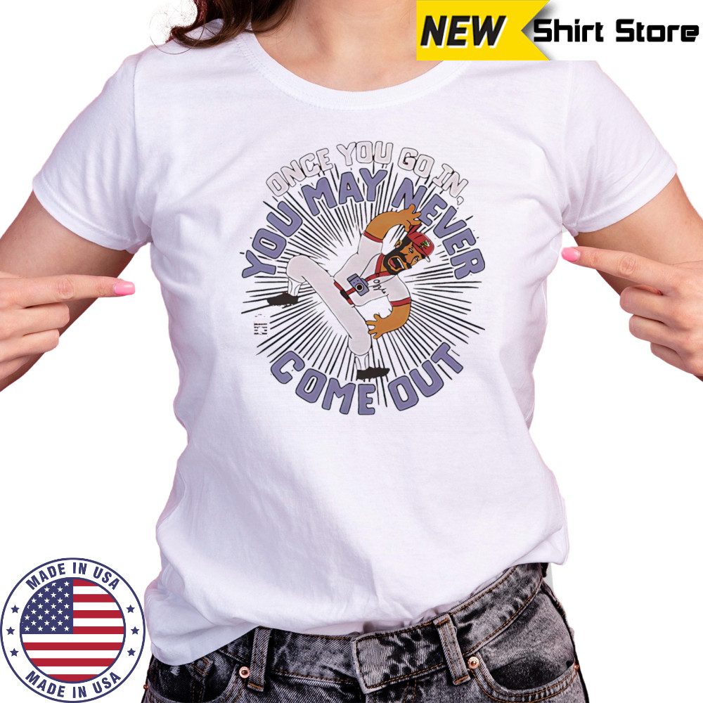 Ozzie Smith You May Never Come Out cartoon shirt Women's T-shirt