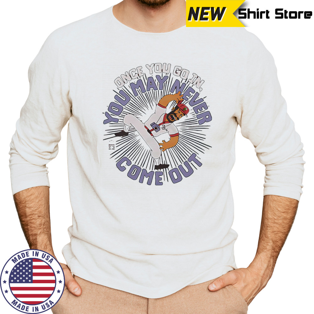 Ozzie Smith You May Never Come Out cartoon shirt Long Sleeved