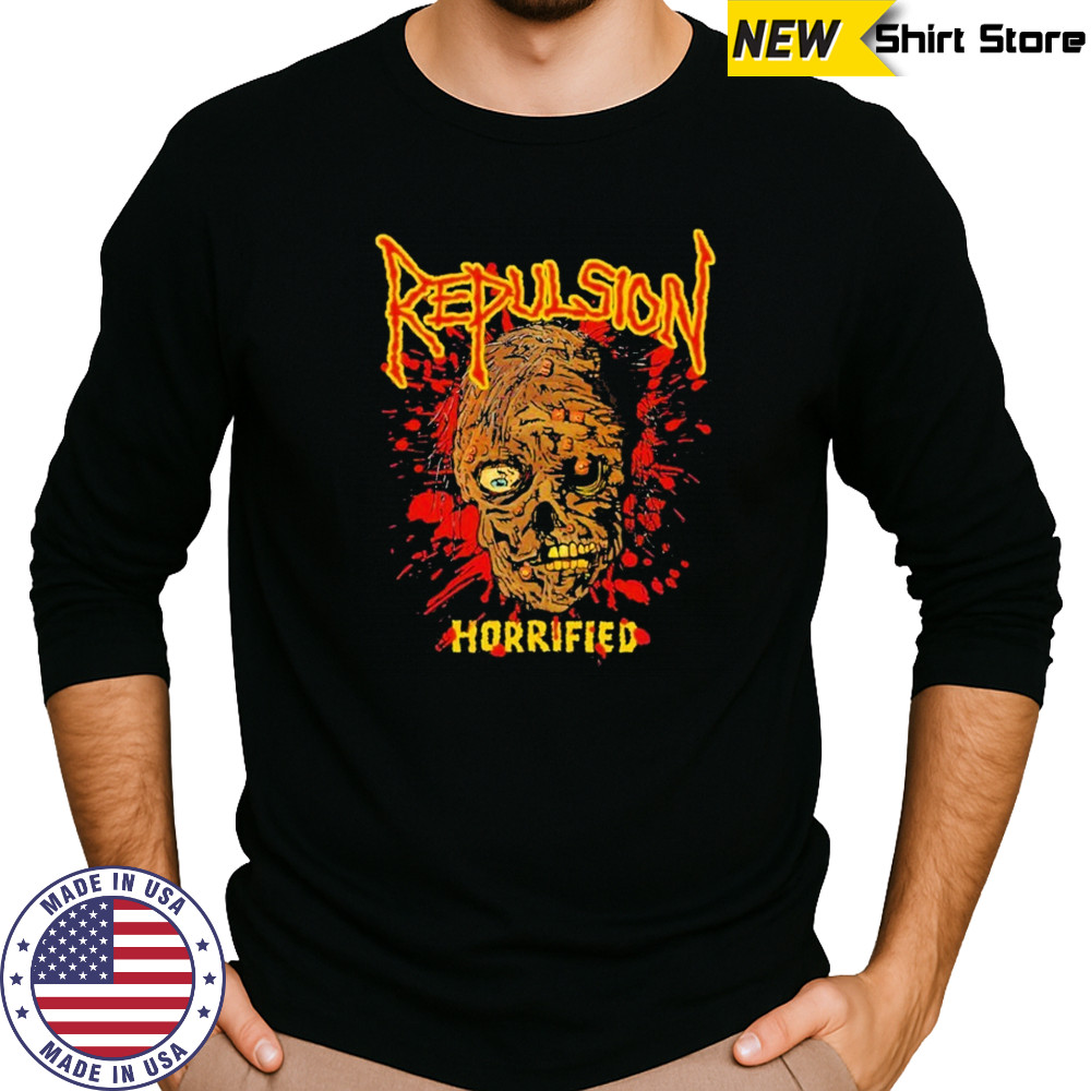 Repulsion Horrified T-shirt Long Sleeved