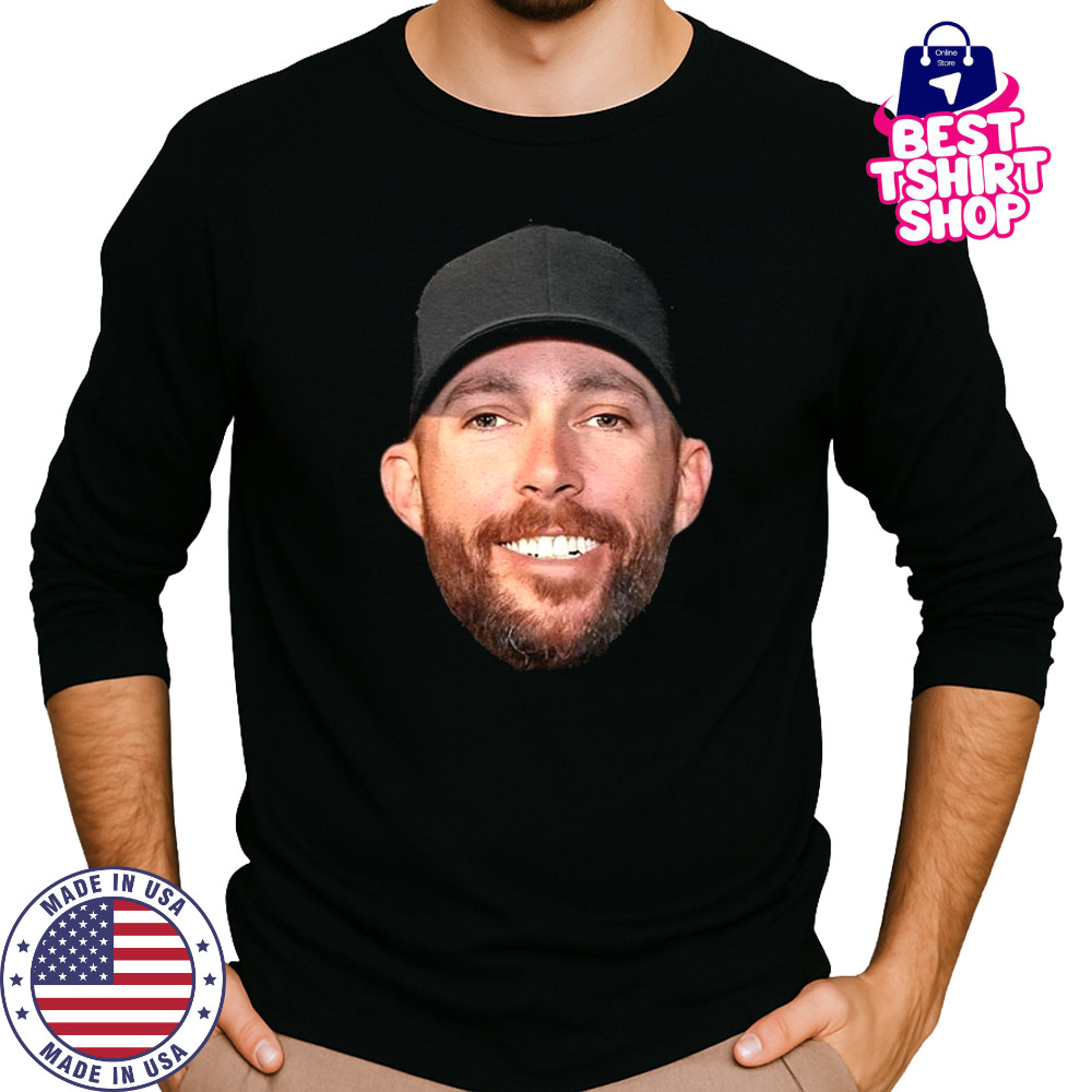 Ross Chastain Beard Big Head T-Shirt Long Sleeved