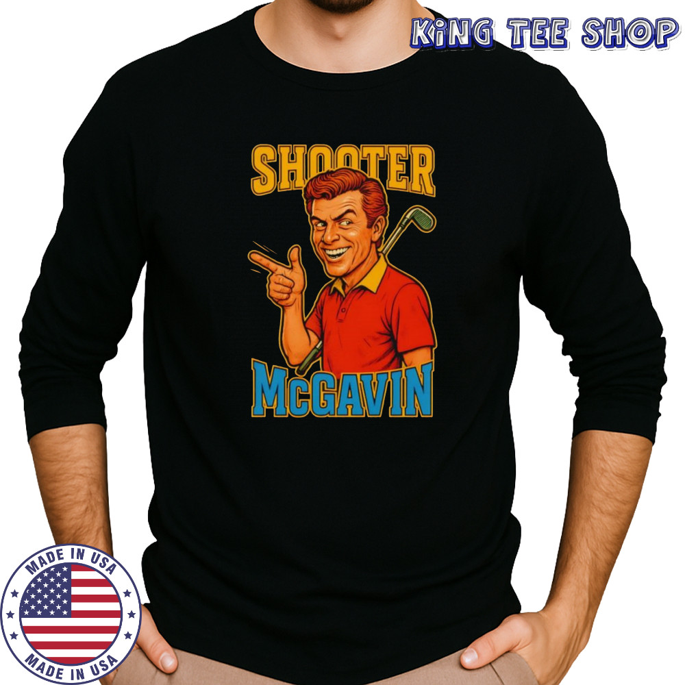Shooter McGavin caricature vintage shirt Long Sleeved