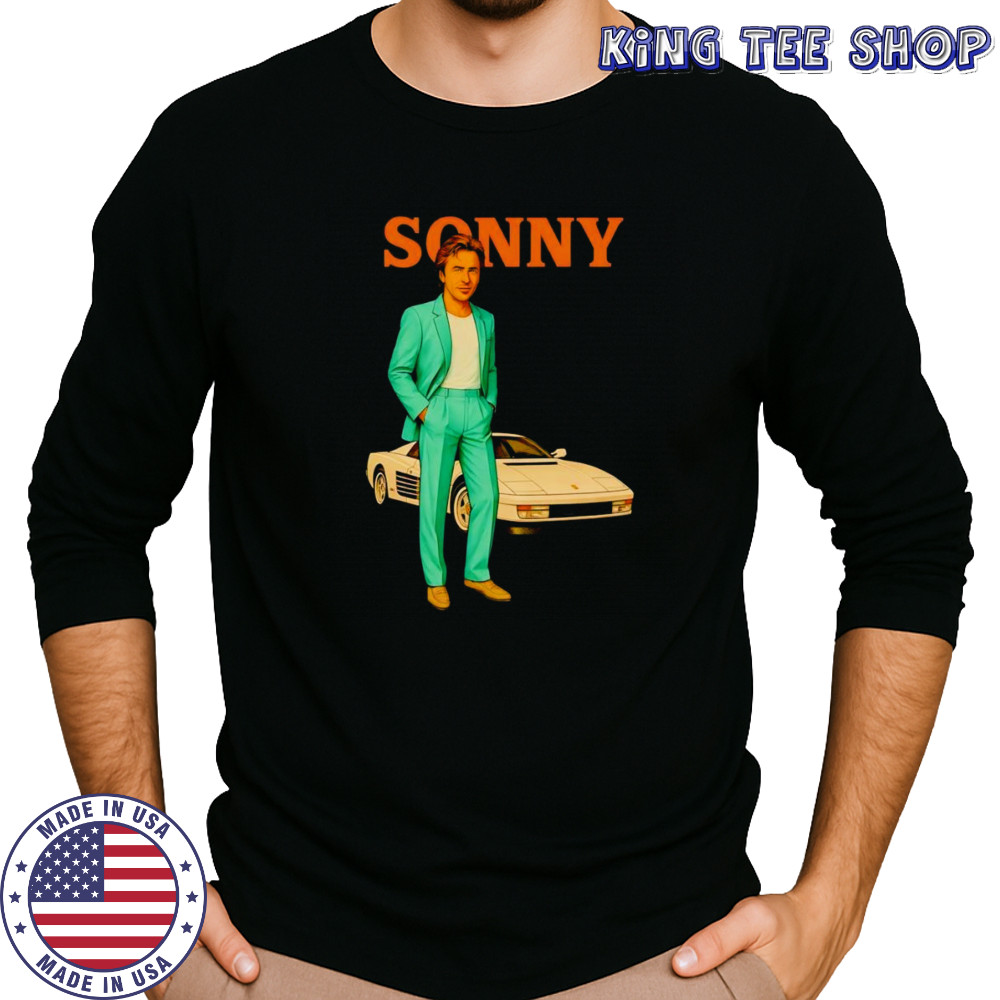 Sonny Crockett Miami Vice vintage shirt Long Sleeved