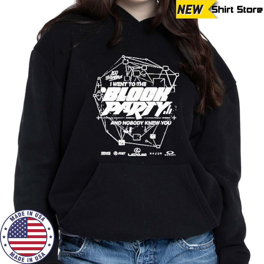 100 Thieves Summer Block Party T-Shirt Hoodie