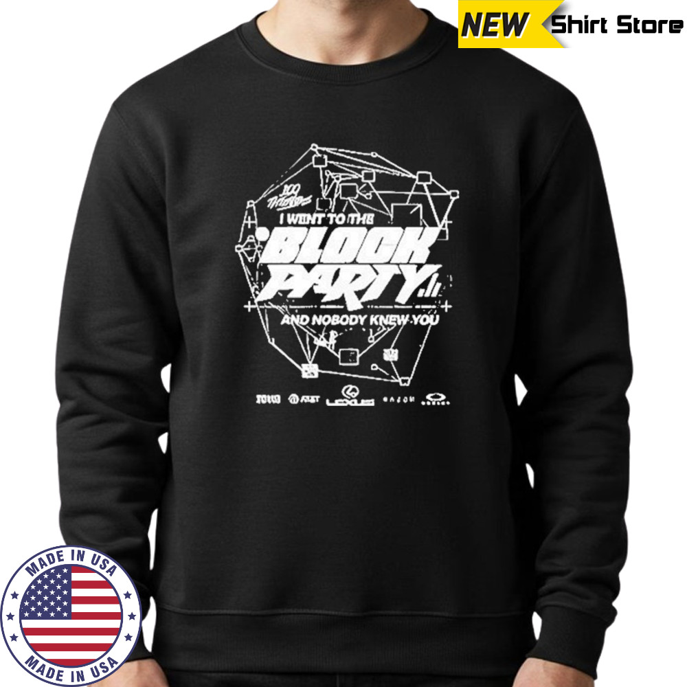 100 Thieves Summer Block Party T-Shirt Sweatshirt