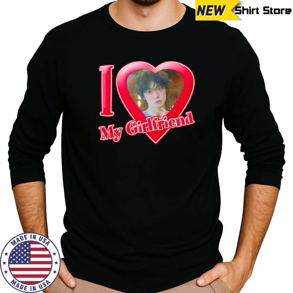 Choi Soobin I love my girlfriend shirt Long Sleeved