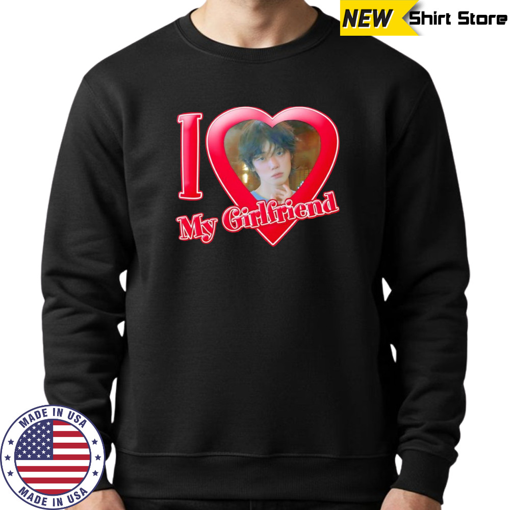Choi Soobin I love my girlfriend shirt Sweatshirt
