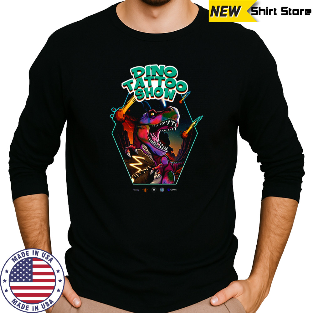 Dino Tattoo Show 2025 T-Shirt Long Sleeved