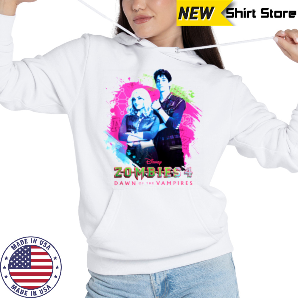 Disney ZOMBIES 4_ Dawn of the Vampires Movie Zed & Addison Shirt Hoodie