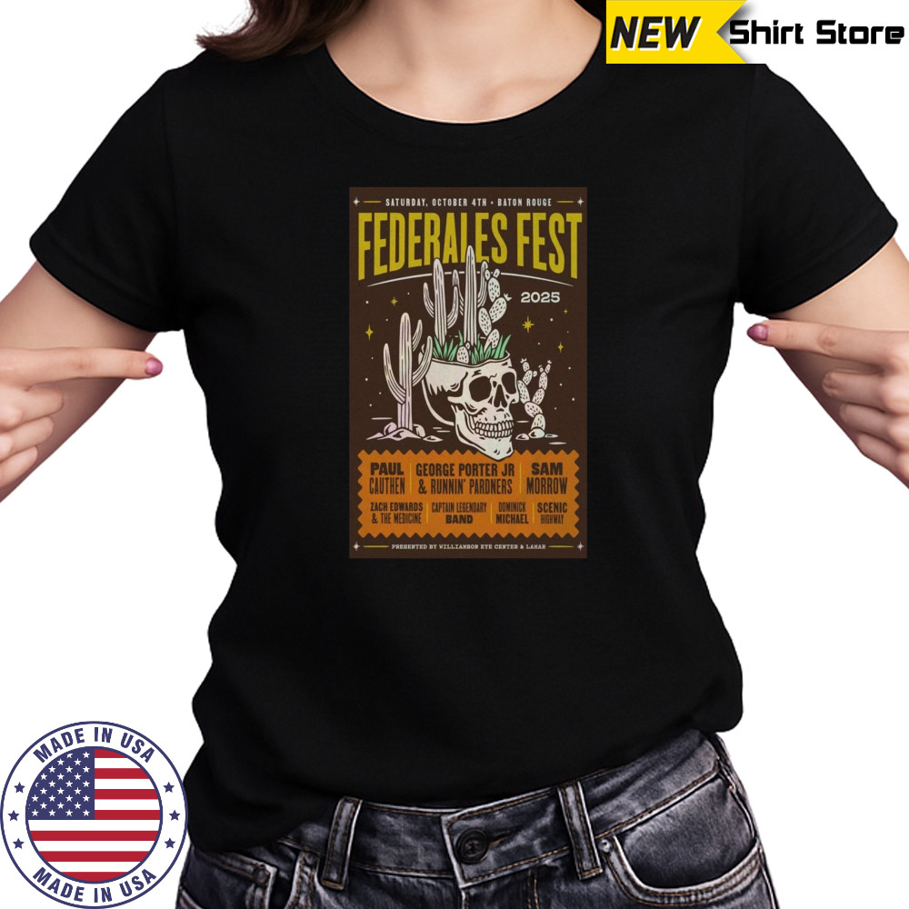 Federales Fest 2025 Baton Rouge, LA Poster T-Shirt Women's T-shirt