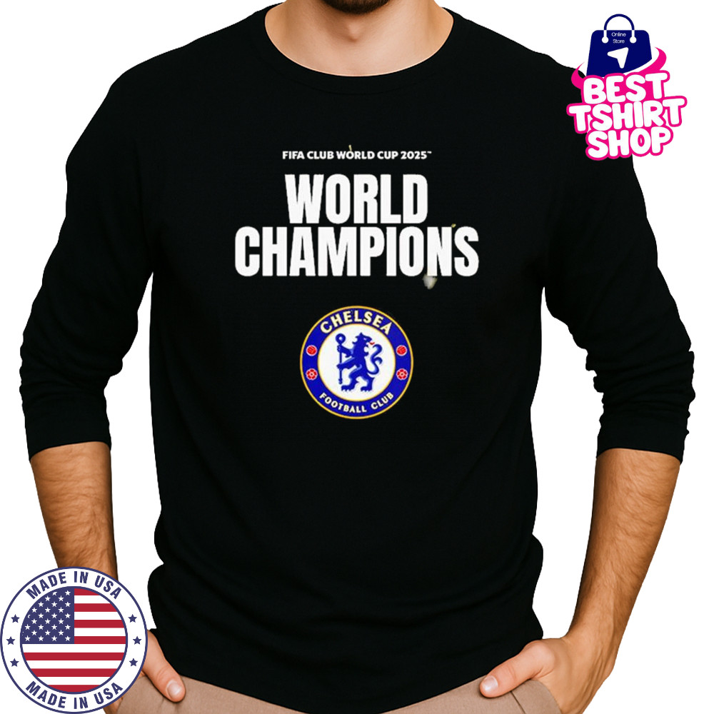 FIFA Club World Cup 2025 World Champions Are Chelsea FC Shirt Long Sleeved