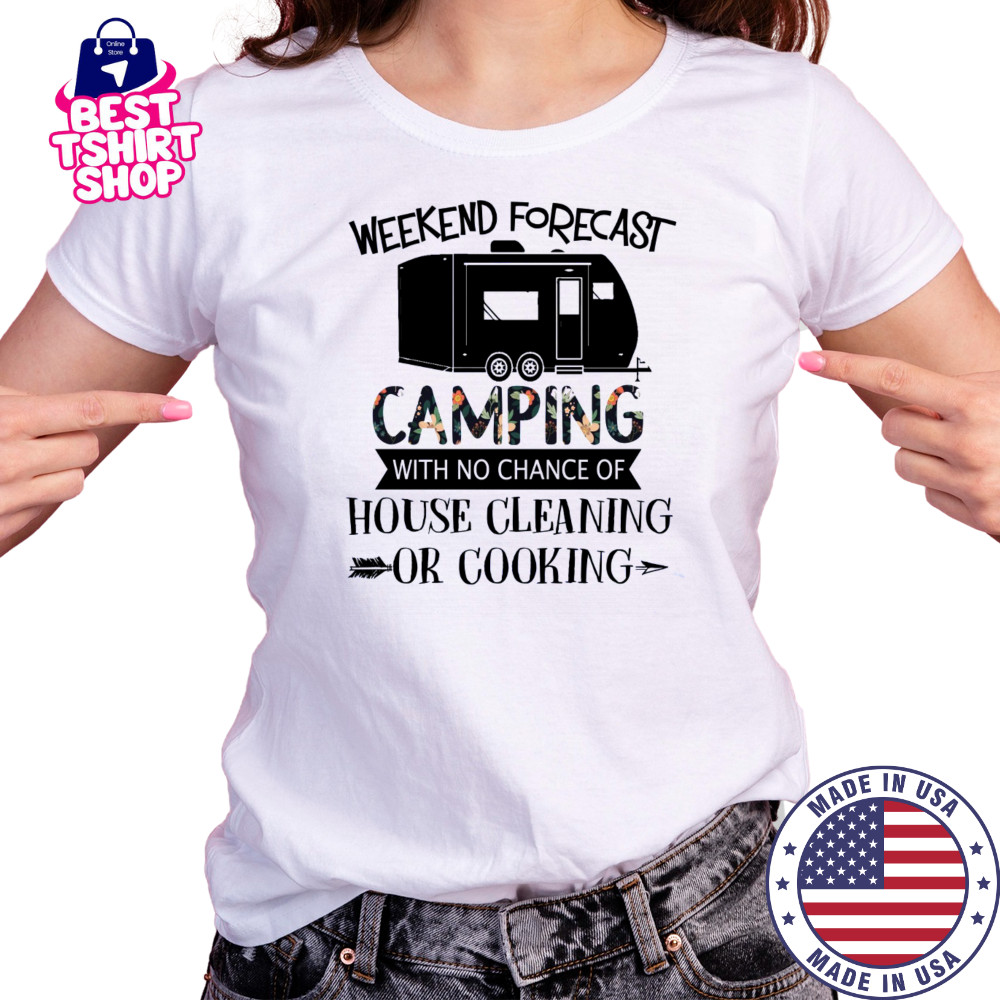 Funny Camping T-Shirt for Women & Men – No Cooking or Cleaning Weekend Tee Women's T-shirt