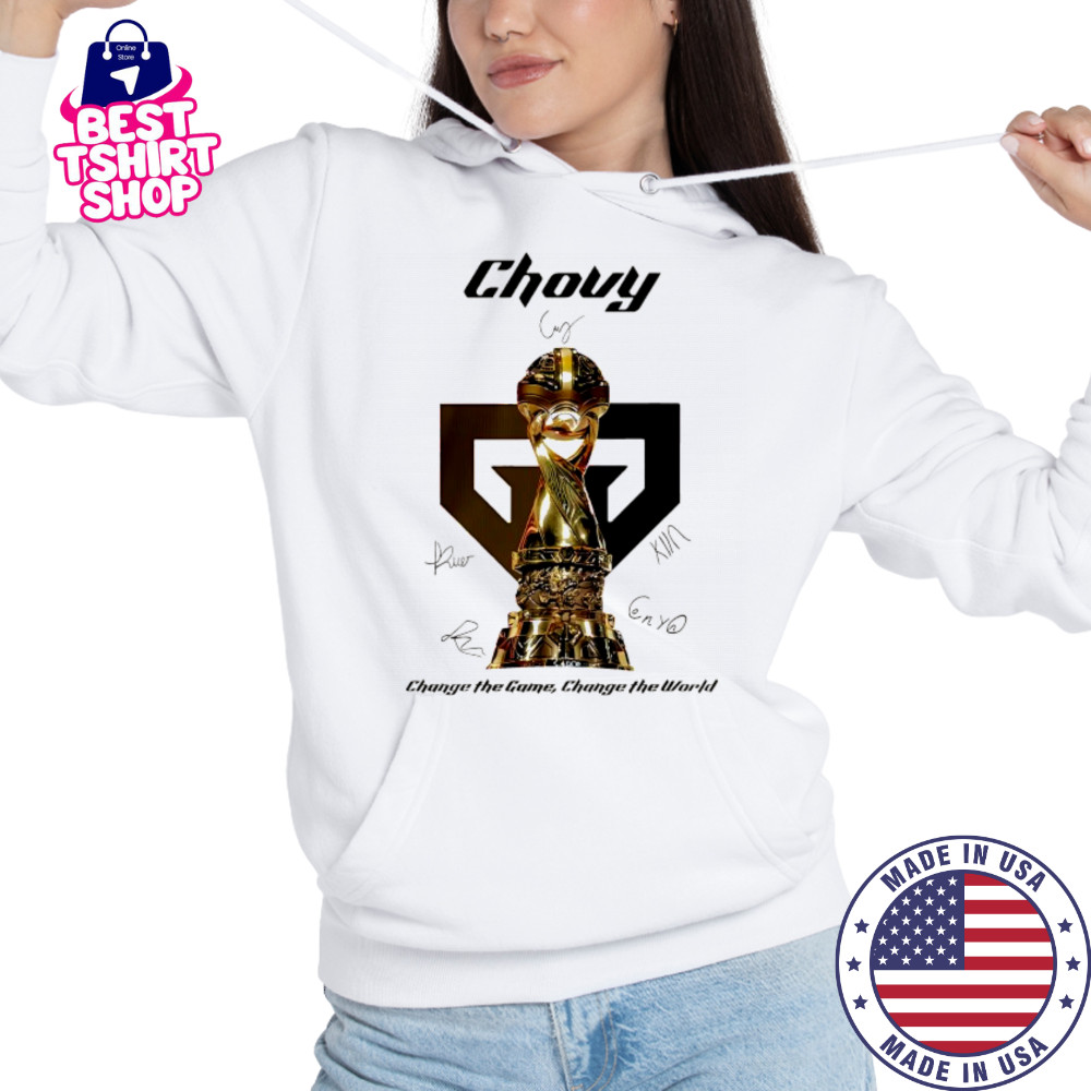 Gen.G 2025 MSI Champions Chovy signature change the game change the world shirt Hoodie