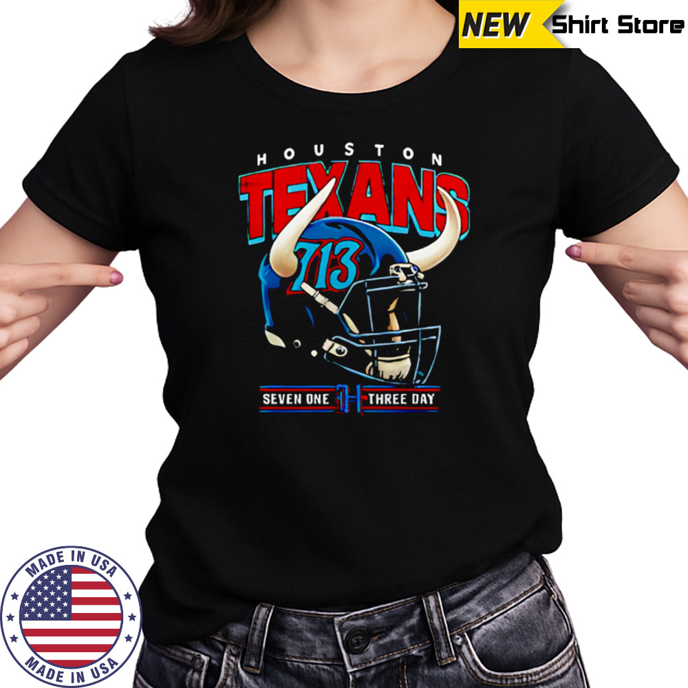 Houston Texans H-Town 713 Day Lil Keke helmet shirt Women's T-shirt