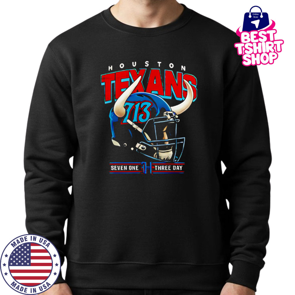 Houston Texans H-Town 713 Day Lil Keke helmet shirt Sweatshirt