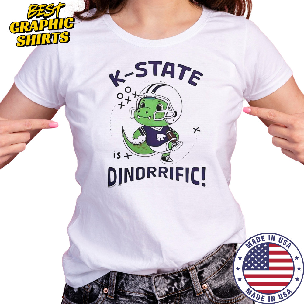 K-State Wildcats Vive La Fete Dino-Riffic T-Shirt Women's T-shirt