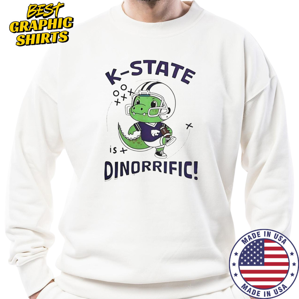 K-State Wildcats Vive La Fete Dino-Riffic T-Shirt Sweatshirt