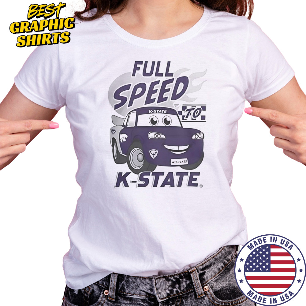 K-State Wildcats Vive La Fete Full Speed T-Shirt Women's T-shirt