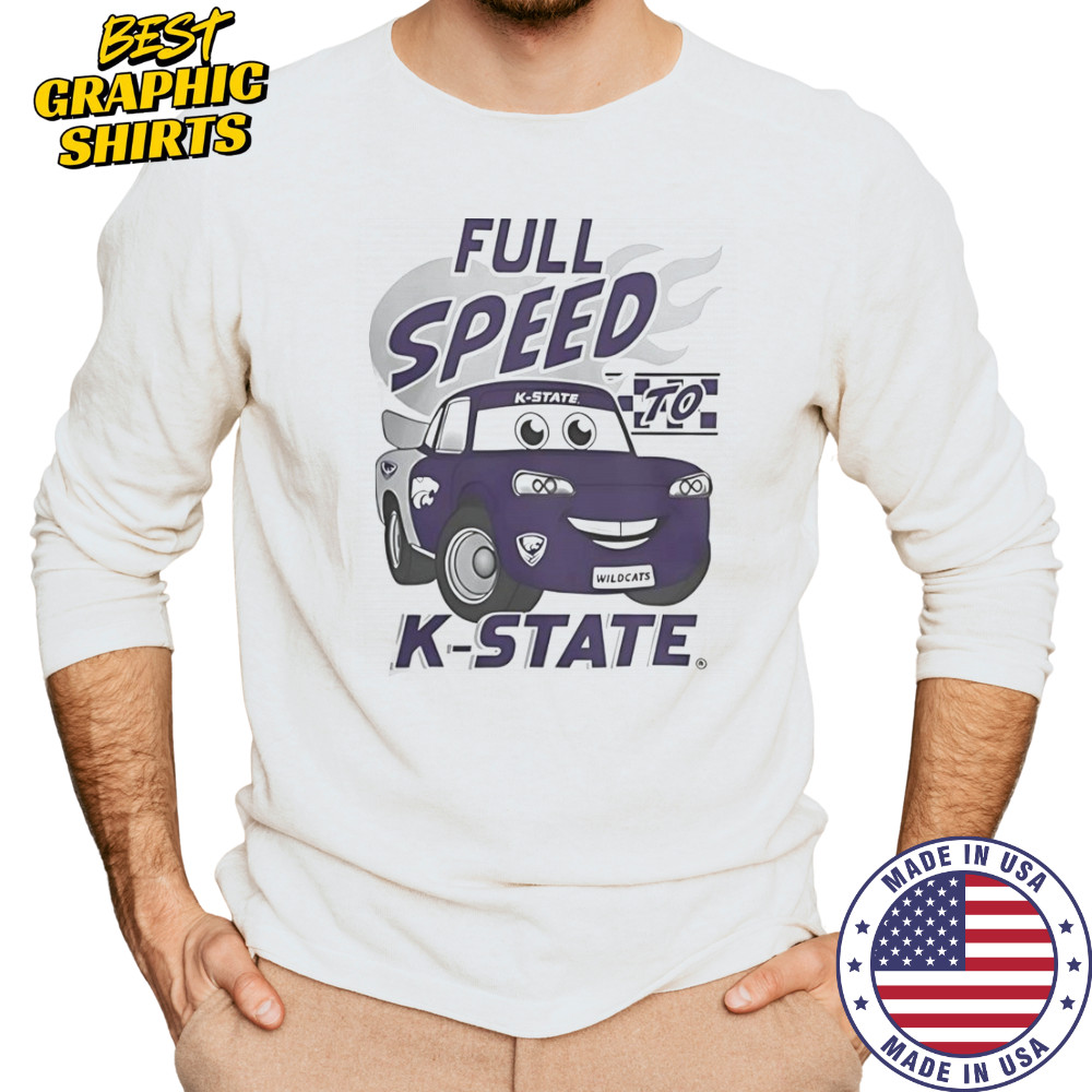 K-State Wildcats Vive La Fete Full Speed T-Shirt Long Sleeved