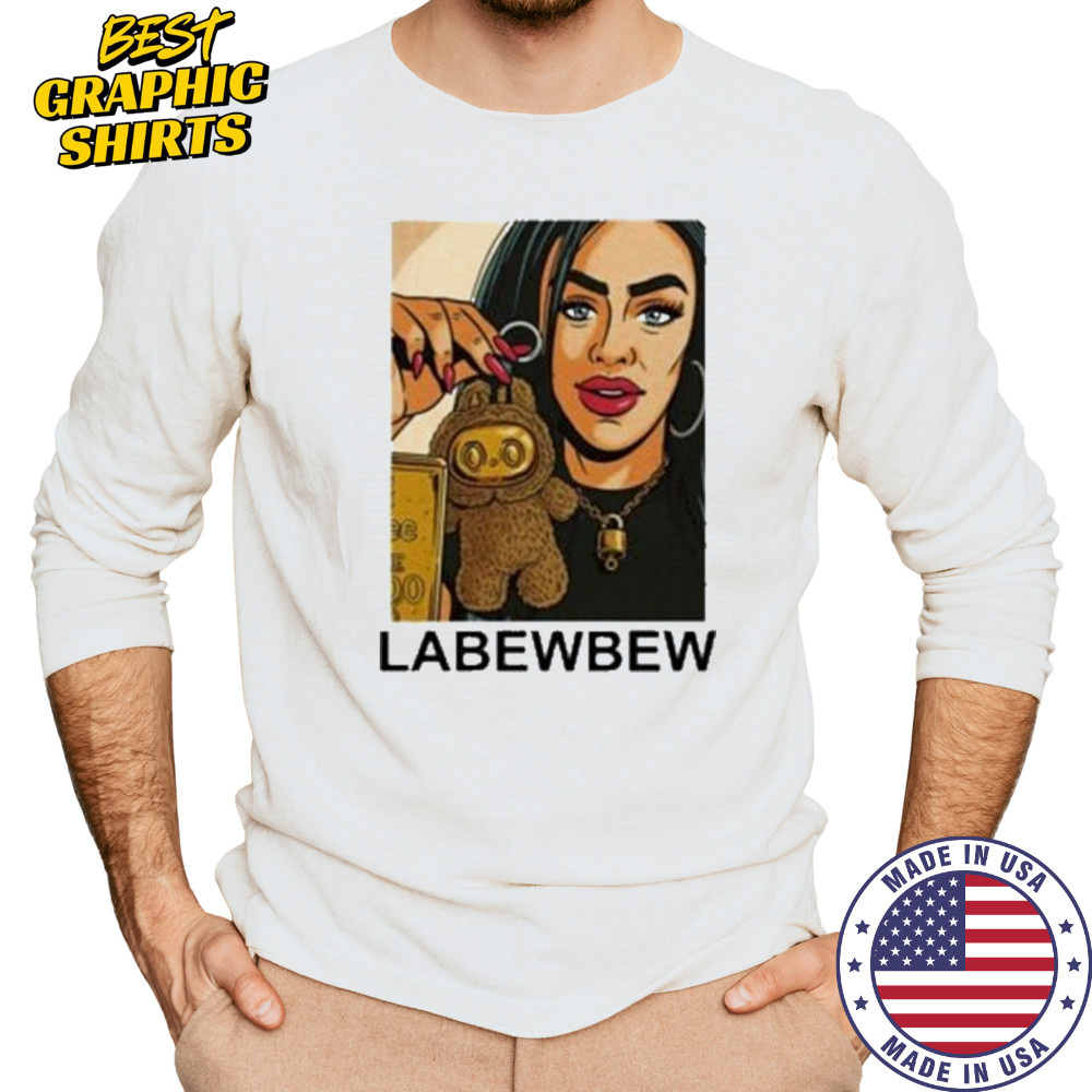 LABEWBEW 24 Karat Gold Labubu T-Shirt Long Sleeved