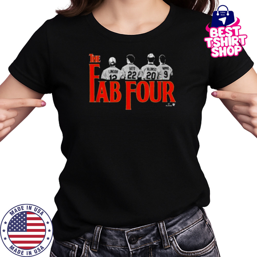 Lindor Soto Alonso & Nimmo Fab Four New York Baseball T Shirt Women's T-shirt