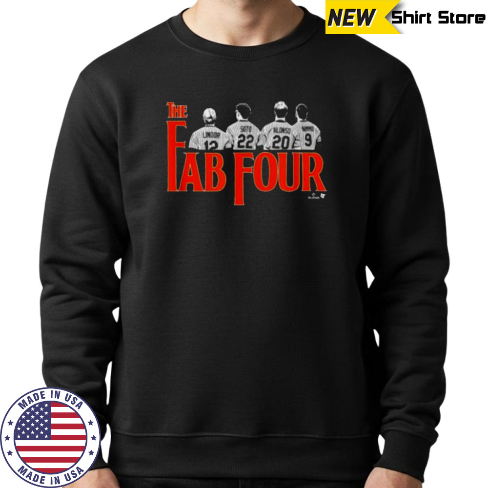 Lindor Soto Alonso & Nimmo Fab Four New York Baseball T Shirt Sweatshirt