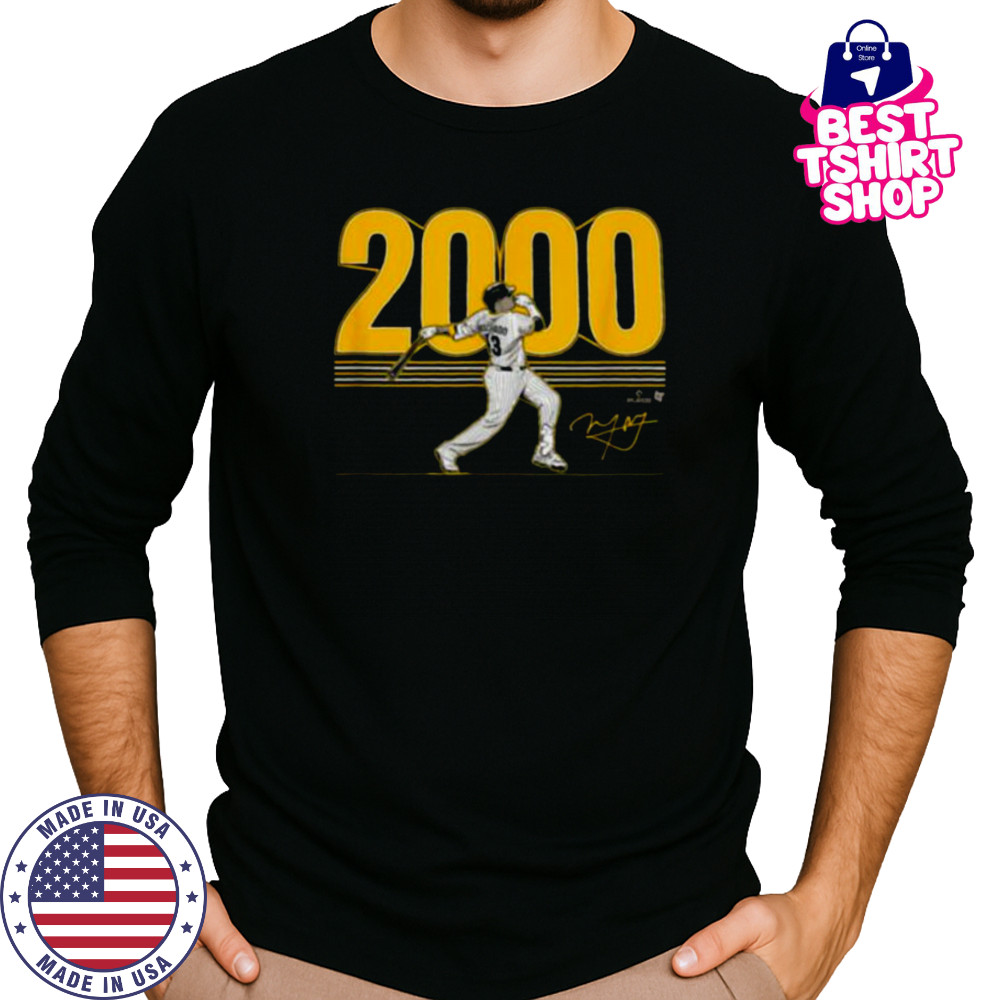 Manny Machado 2,000 Hits San Diego Baseball Shirt Long Sleeved