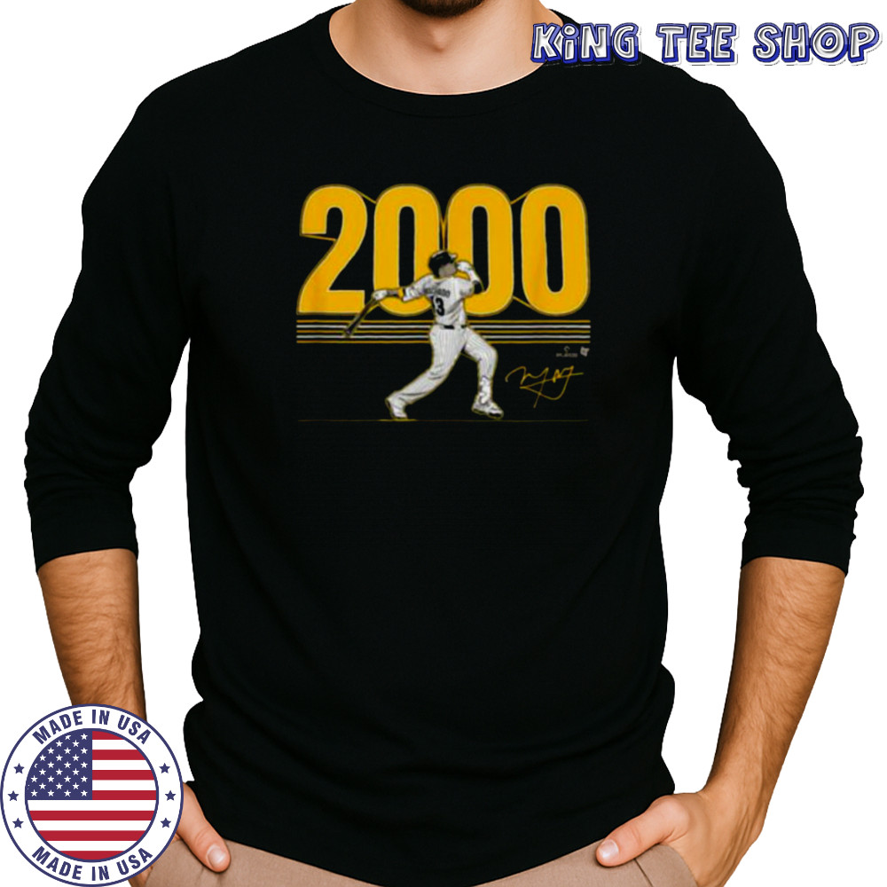 Manny Machado 2,000 Hits San Diego Baseball Shirt Long Sleeved