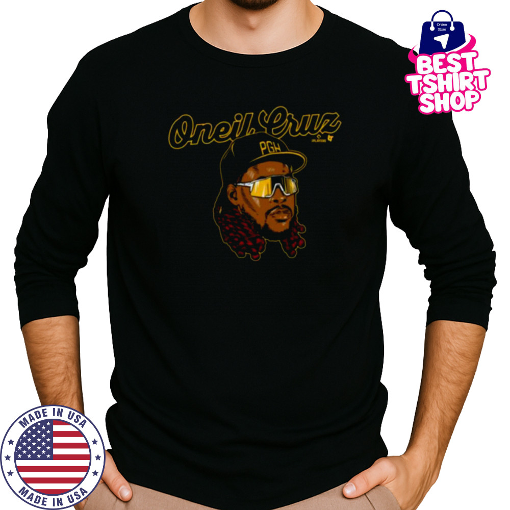 Oneil Cruz Swag Head Pittsburgh Baseball Shirt Long Sleeved