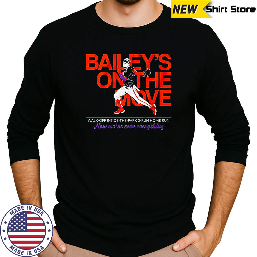 Patrick Bailey Inside the Park Walk Off SF Baseball Shirt Long Sleeved